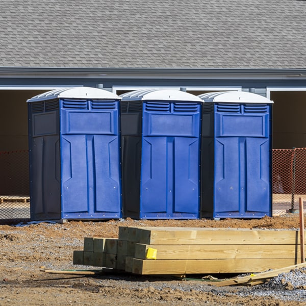 are there any restrictions on where i can place the portable restrooms during my rental period in Leominster MA